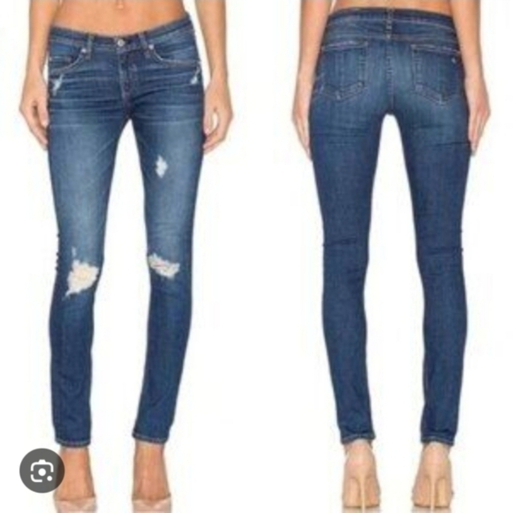 ❤️ RAG & BONE DISTRESSED CAPRI SKINNY JEANS, 2 (26)